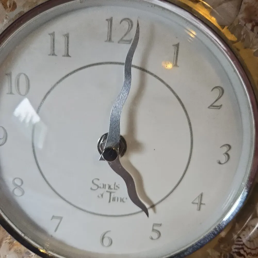 Sands of Time Sea Shell Wall Clock Star Fish Nautical Ocean Beach Nature Decor